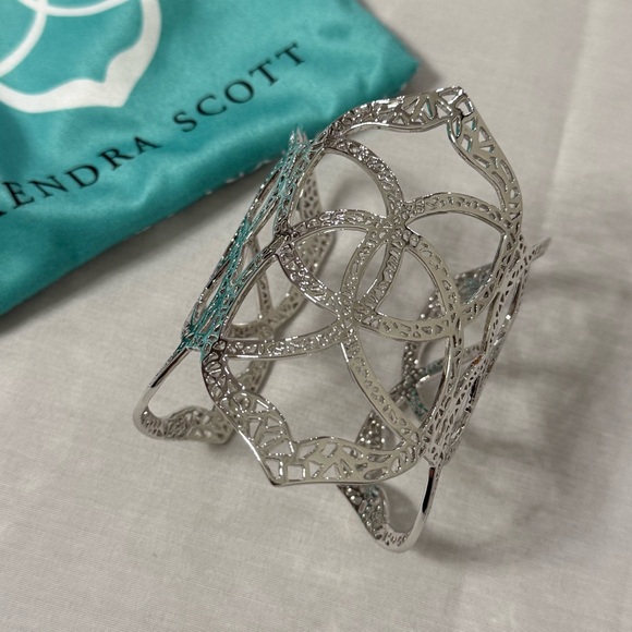 Kendra Scott Silver Intricate Cuff Bracelet - Picture 2 of 6